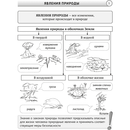 Книга "Человек и мир. 5 класс. Опорные конспекты, схемы и таблицы", Кольмакова Е. Г., Сарычева О. В. - 4
