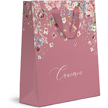 Пакет бумажный подарочный "Italy Garden MT", 18х22.7х10 см, ассорти