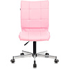 Кресло для персонала Бюрократ "CH-330M", эко.кожа, металл, светло-розовый Diamond 357  - 2