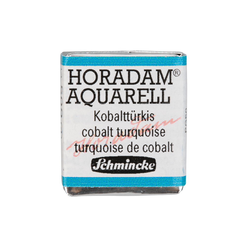 Краски акварельные "Schmincke Horadam", 509 кобальт бирюзовый, полукювета