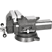 Тиски стальные Deli YS EDL2905Z, поворотные, с наковальней, 5"-125 мм