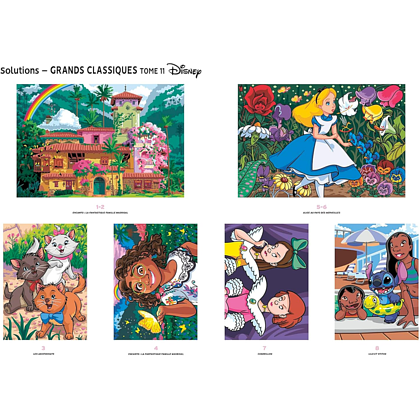 Раскраска по номерам на французском языке "Coloriages mystères Disney - Les Grands classiques. Tome 11" - 5