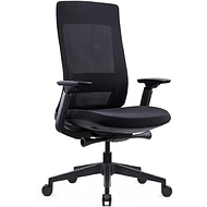 Кресло компьютерное SitZone E-VL002B, сетка, ткань, пластик, черный