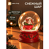 Сувенир новогодний "Водяной шар. "Щеночек в новогоднем носке" - 2