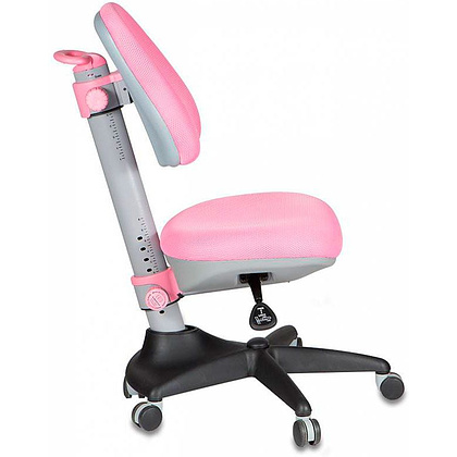 Кресло для детей "Бюрократ KD-2", ткань, пластик, розовый - 3