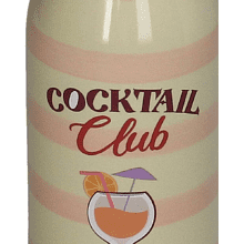 Ваза керамическая "Coctail bottle", 6.5х6.5х24 см, разноцветная