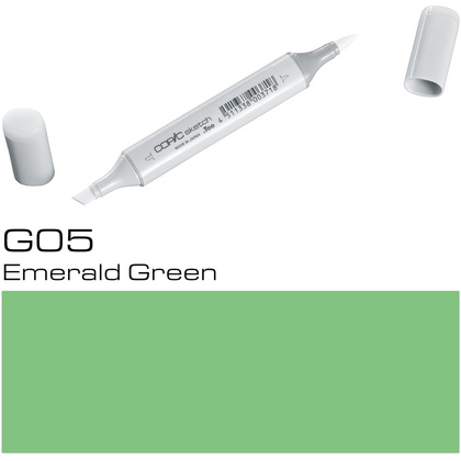 Маркер перманентный "Copic Sketch", G-05 изумрудно-зеленый