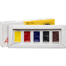 Краски акварельные "Aquarius. Starter set", 5 цветов, кюветы
