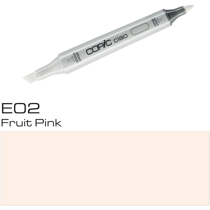 Маркер перманентный "Copic ciao", E-02 фруктовый розовый