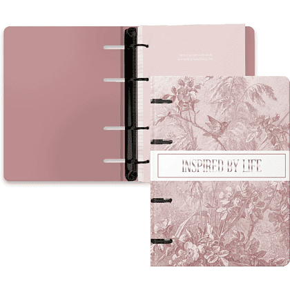 Тетрадь "Floreale. Cedar Rose", А4, 120 листов, клетка, на кольцах, розовый - 2