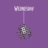 Блокнот в гибкой обложке «Wednesday», А5, фиолетовый - 2