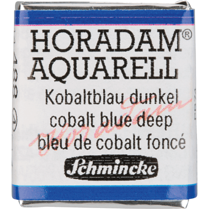 Краски акварельные "Schmincke Horadam", 488 кобальт синий темный, полукювета