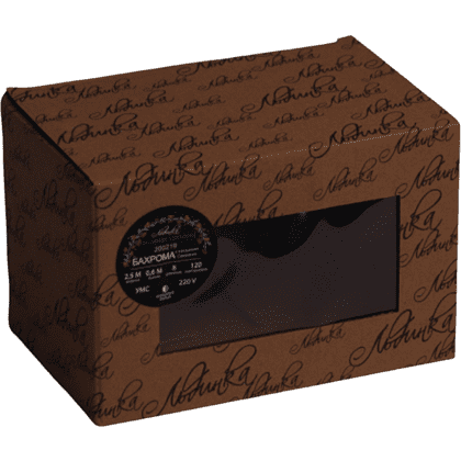 Гирлянда электрическая LED "Бахрома. Снежинка", белый