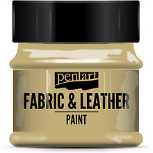 Краска для текстиля "Pentart Fabric & Leather paint", 50 мл, светло-коричневый