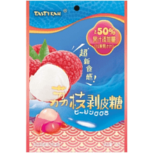 Конфета желейная "TASTYEAH" с фруктовым соком со вкусом личи, 70 г