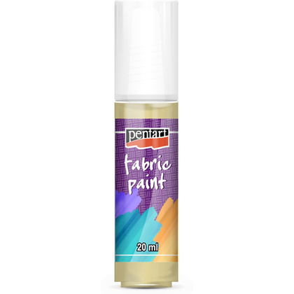 Краски для текстиля "Pentart Fabric paint", 20 мл, ваниль