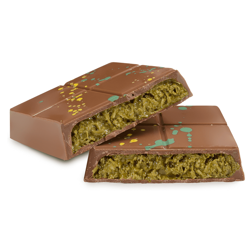 Шоколад молочный "Dubai Pistachio", 180 гр, с начинкой - 5