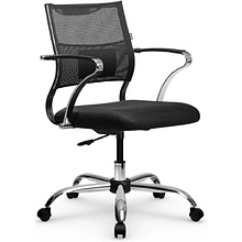 Кресло компьютерное ErgoLife Sit Air M4-290K, ткань,сетка, черный