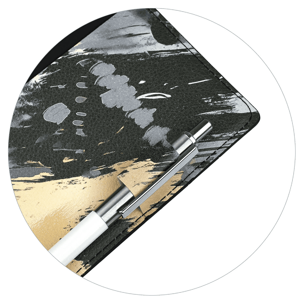 Книга записная "Леопард", А5+, 120 листов, клетка, золотой - 4