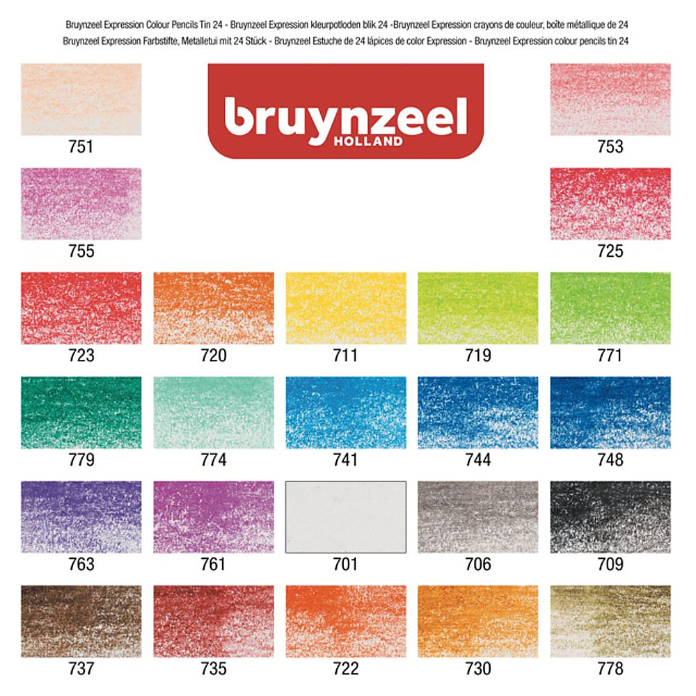 Набор цветных карандашей "Expression", 24 цвета - 2