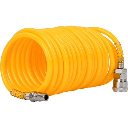 Шланг пневматический Deli YS EDL-PU05, 5/8 мм, 5 м, спиральный, полиуретановый