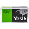 Скоба "Yesli:", 24/6, 1000 шт, металлик, -30% - 3