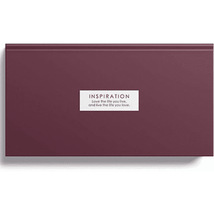 Планинг недатированный "Classic. Maroon", 172x97x8 мм, 64 листа, бордовый