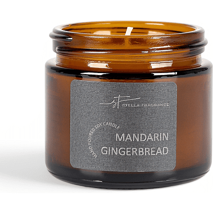 Свеча декоративная "Stella Fragrance. Mandarin Gingerbread", 50 гр.