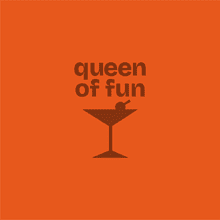 Бизнес тетрадь А5 «Queen of fun» soft touch, оранжевый