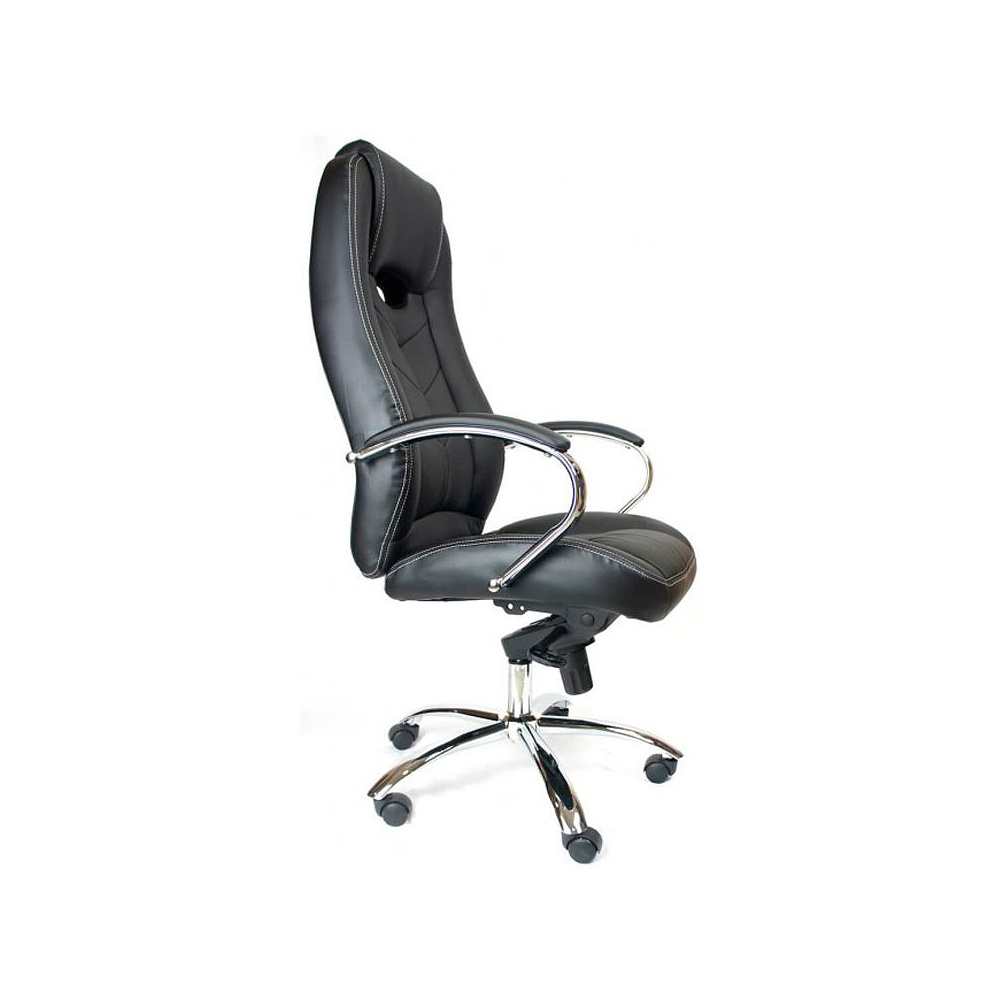 Кресло для руководителя EVERPROF "DRIFT PU", экокожа, металл, черный - 3
