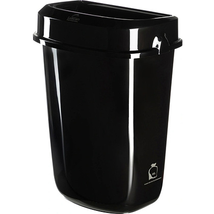 Корзина для мусора Luscan Prof Etalon, 32 л, с крышкой, черный Корзина для мусора Luscan Prof Etalon, 32 л, с крышкой, черный