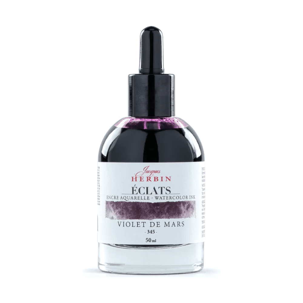 Чернила акварельные "Herbin. Eclats", мумия коричневая, 50 мл.