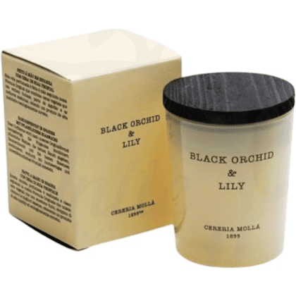 Свеча ароматическая CERERIA MOLLA "Black Orchid & Lily", 70 гр, подарочная упаковка