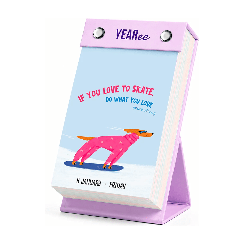 Календарь настольный на английском языке Yearee "Каждый твой день", 9x15 см, 2027 - 5