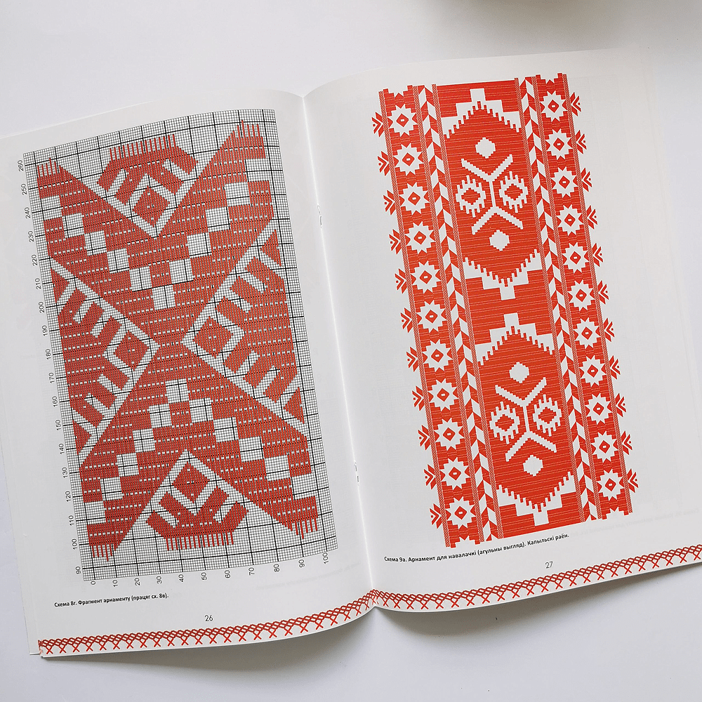 Книга "Беларуская народная вышыўка. Насціл. Частка 2. Узорнік", Галіна Рудніцкая - 2