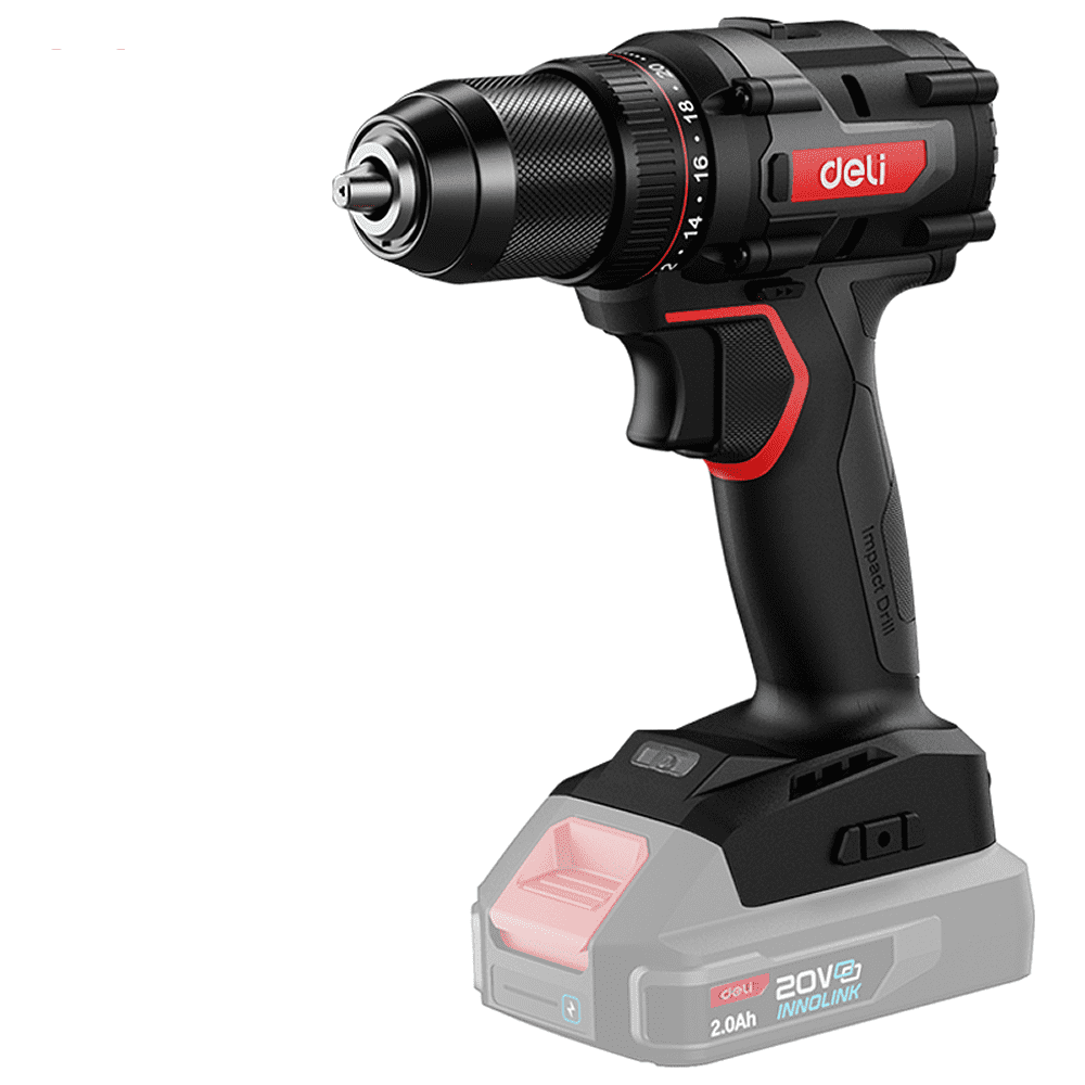 Аккумуляторная дрель-шуруповерт Deli RS EDE-DZ20-2, 20 В, 70 Нм, без АКБ и З/У, коробка - 3 Аккумуляторная дрель-шуруповерт Deli RS EDE-DZ20-2, 20 В, 70 Нм, без АКБ и З/У, коробка - 3