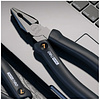 Длинногубцы Deli HS EHT2007, 180 мм, Soft Touch, черный - 6