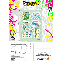 Стикерпак NALEPKING "Биология 5-6 класс", А6, 12 листов, 48 шт