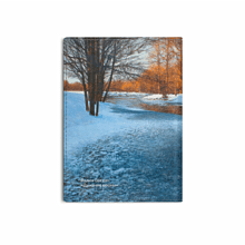 Обложка для паспорта "Дыхание весны", Вадим Богдан, натуральная кожа, разноцветный