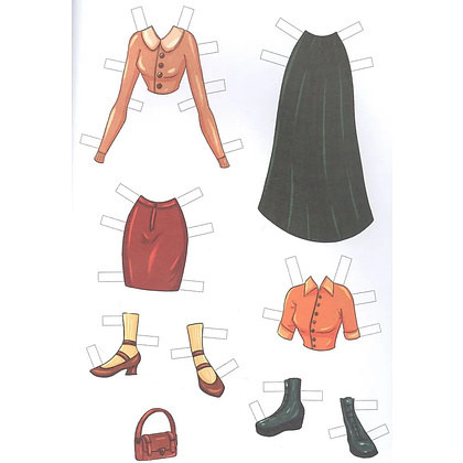 Книга "Вырежи куклу аниме. Аниме Куколки. Наряди меня" - 4