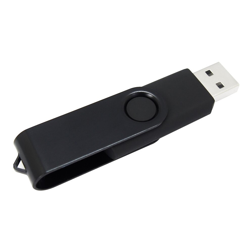 USB Flash накопитель 2.0 16 Gb VDF-008 СС, пластик, металл, черный