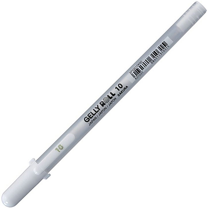 Ручка гелевая "Gelly Roll Basic", 0.5 мм, прозрачный, стерж. белый