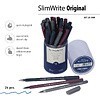 Ручка шариковая "SlimWrite. Original", 0,5 мм, пластик, ассорти, стерж. синий - 4