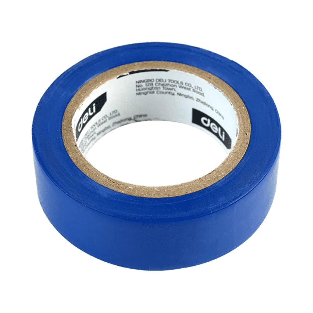 Изолента ПВХ Deli YS EDL5265, 18 мм x 10 м, 130 мкм, синяя - 7 Изолента ПВХ Deli YS EDL5265, 18 мм x 10 м, 130 мкм, синяя - 7