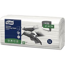 Материал нетканый Tork Premium для кухни в салфетках, 1 слой, W4, 75 листов