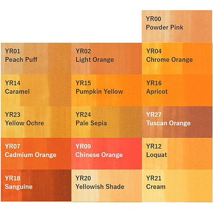 Маркер перманентный "Copic Sketch", YR-09 китайский оранжевый - 2