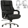 Кресло для руководителя BRABIX "Premium Bomer HD-007", экокожа, хром, черный - 2
