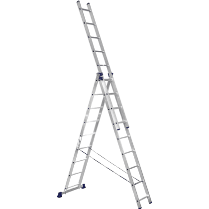 Лестница алюминиевая трехсекционная 5309
