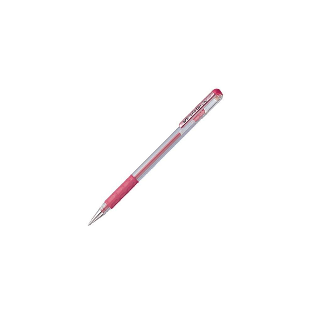 Ручка гелевая "К118", 0.8 мм, красный, стерж. красный