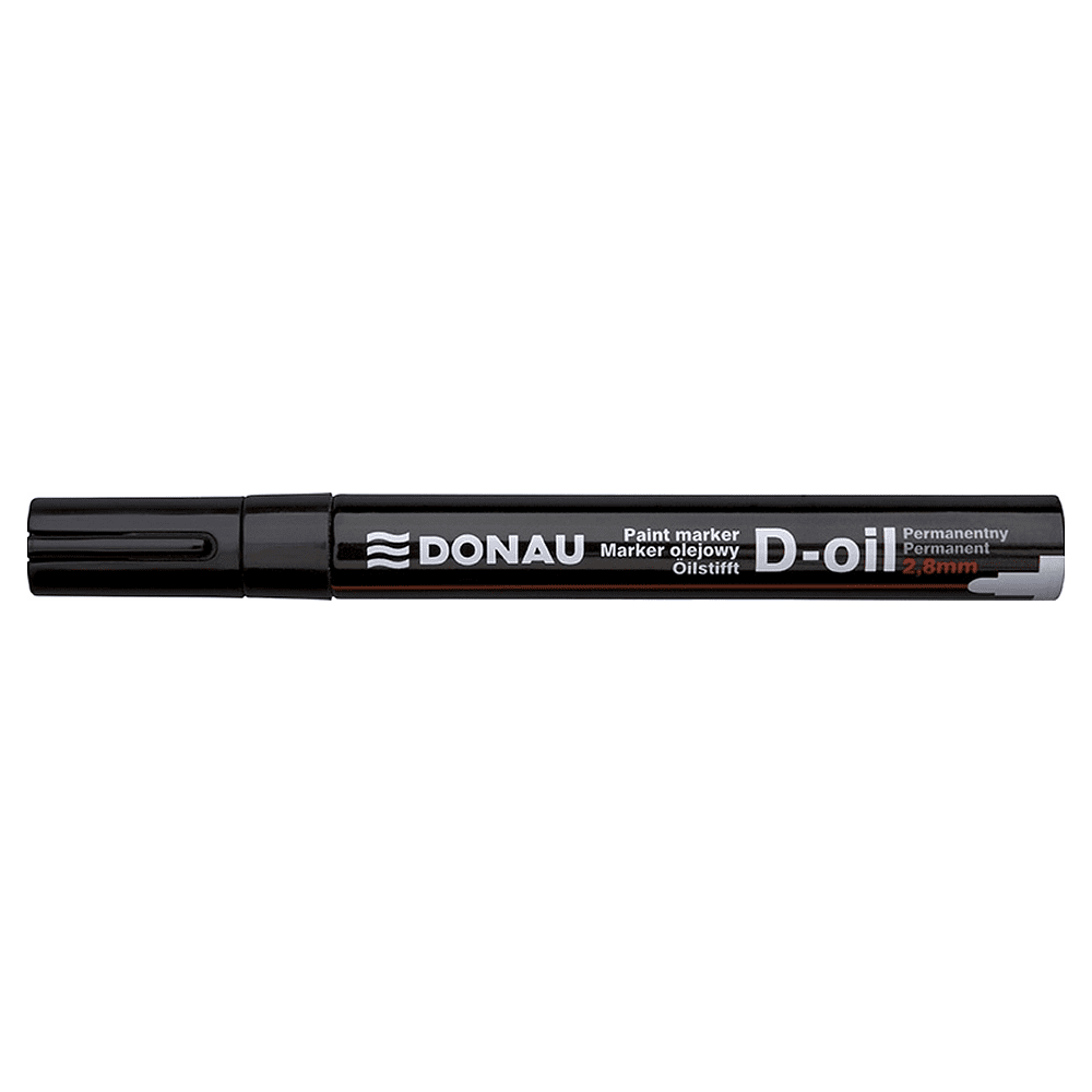 Маркер перманентный на нитрокраске "Donau D-Oil", черный